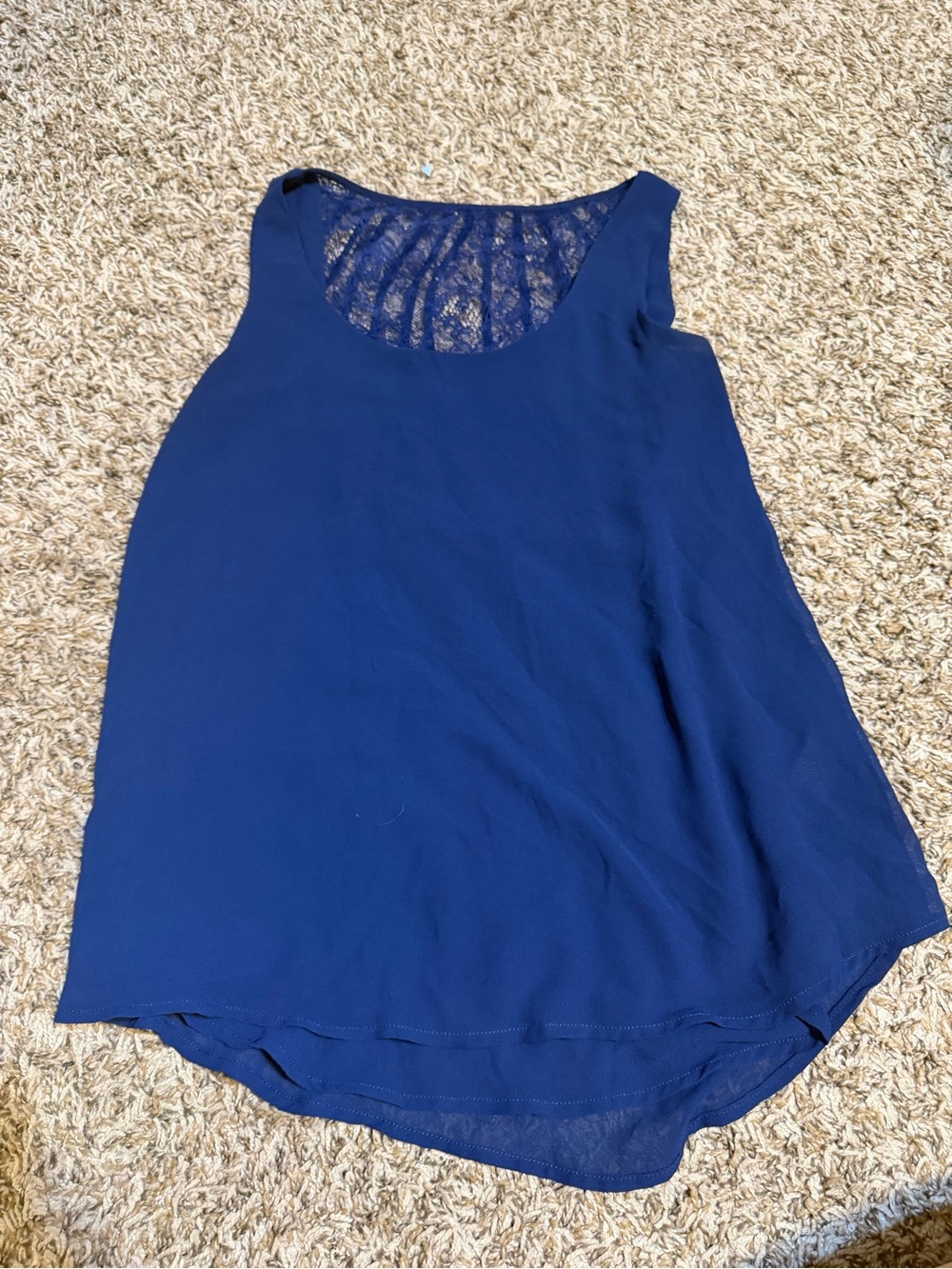 Women’s naked zebra navy tank top. Size medium